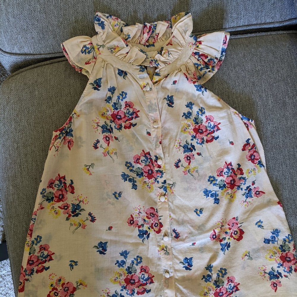 Sezane Floral CHARLOTTE TOP